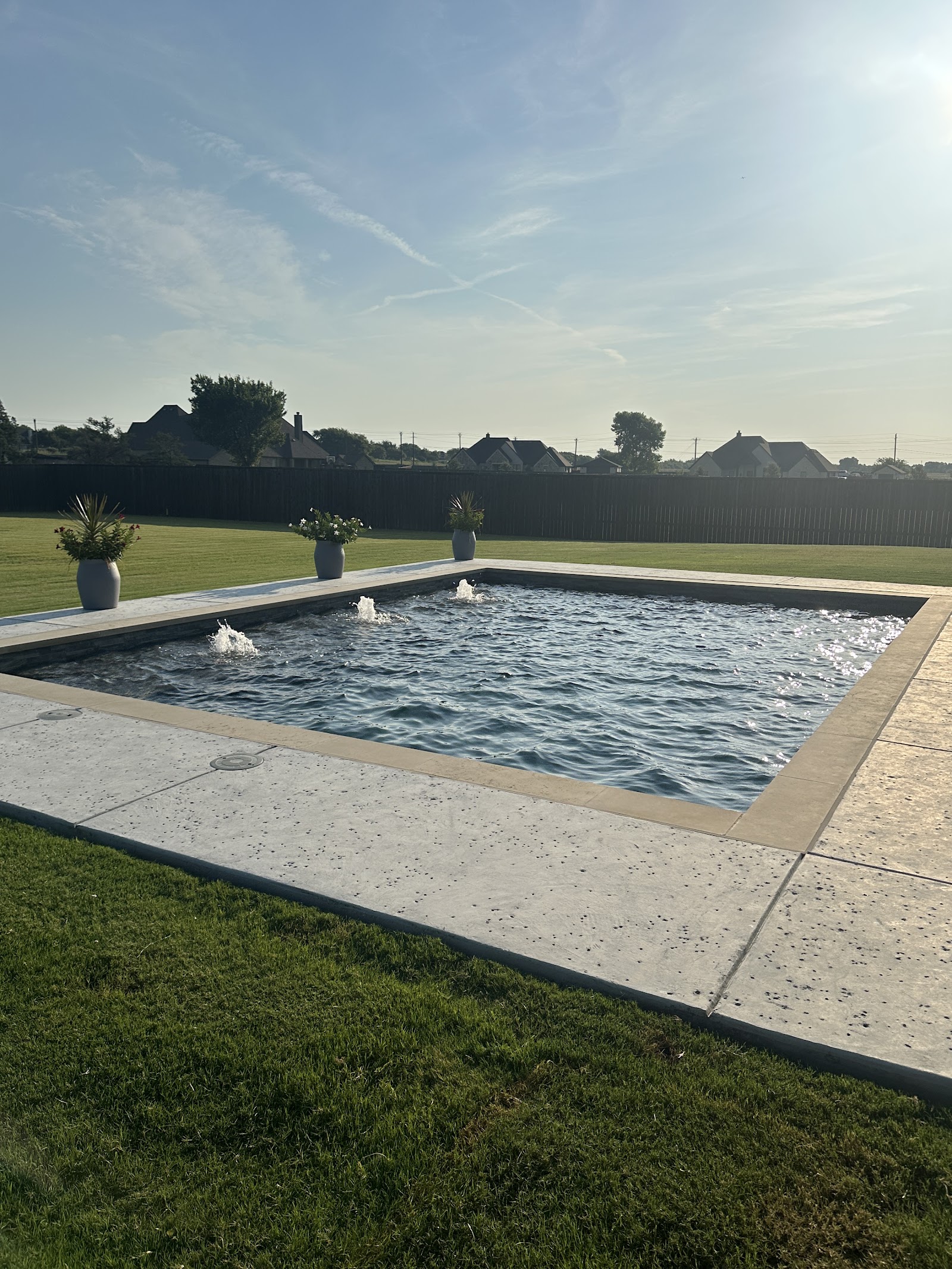 Resort-Style Pool with Spa in Gardendale